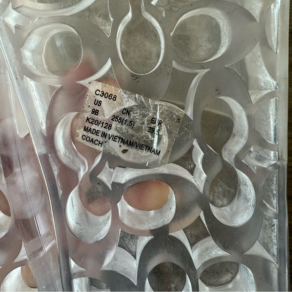 Coach clear jelly slides - Picture 6 of 6